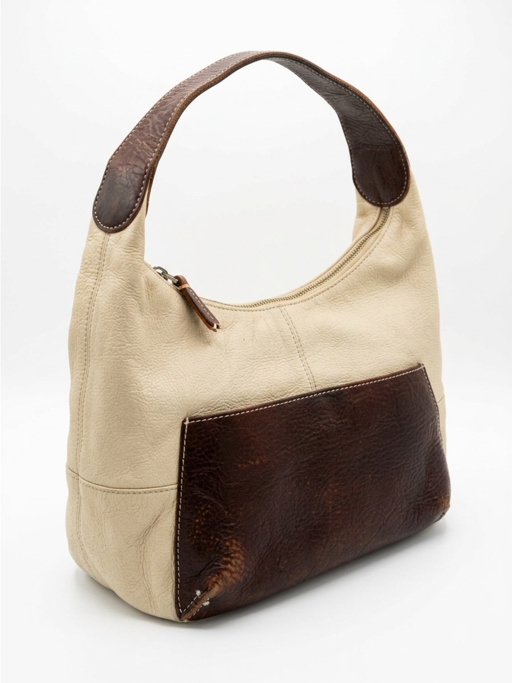 BOB TIMBERLAKE LEATHER HOBO BAG